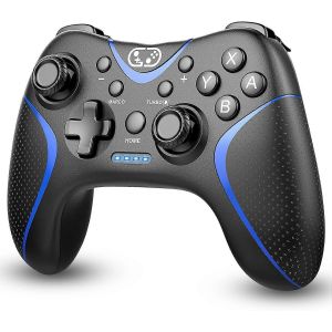 Manette Sans Fil Bluetooth Switch Pro avec Boutons Programmables Réveil Compatible Switch/Lite/OLED/PC - A1 - Neuf