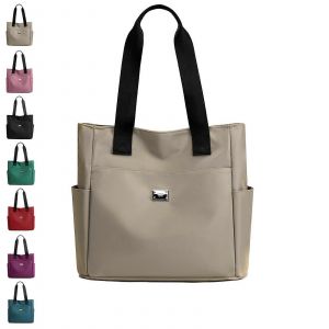 Sac &Agrave; Bandouli&egrave;re Grande Capacit&eacute; Nylon WaterRepellent MultiPocket Fermeture &Agrave; Glissi&egrave;re Pour Les Femmes Kaki - Neuf