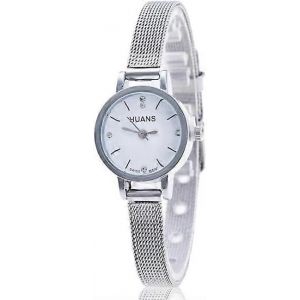Mesdames Bande Maille Acier Poignet Acier Montre Femmes Argent Montre Femmes Saint-Valentin Fête Des Mères Pâques Montre Bijoux - Neuf