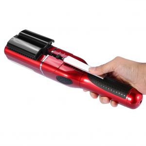 Tondeuse Rechargeable Pour Cheveux Abimes Et Fourchus, Outil De Coupe Automatique Pour Coiffure, Prise Ue, Rouge - Neuf
