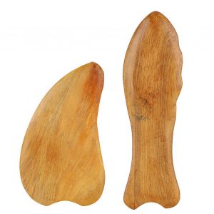 Planche A Gratter En Bois Pour Massage Du Visage Et Du Cou, Outil Gua Sha Pour Soulager Les Douleurs Musculaires (Type 01) - Neuf
