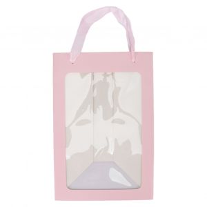 Petits Sacs A Bonbons En Papier Transparent, Sacs-Cadeaux Pour Fetes De Noel Et D'anniversaire, Rose - Neuf