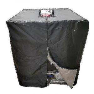 Housse de protection &eacute;tanche et anti-poussi&egrave;re pour r&eacute;servoir d'eau de pluie IBC de 1000 litres, protection solaire et UV, en tissu Oxford 210D. - Neuf
