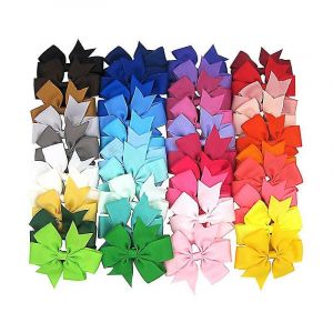 40pcs Hair Clips Colors Fashion Design For Girls Boutique Alligator Clip - Neuf