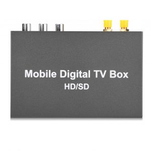 Recepteur TV numerique mobile HD haute vitesse pour voiture avec 2 tuners d'antenne et telecommande - Neuf