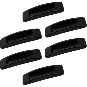 6 Pcs Noir Auto-Adhésif Poignées De Porte De Placard Fenêtre À Ouverture Facile De La Porte Coulissante De La Cuisine Poignées De Traction - Neuf