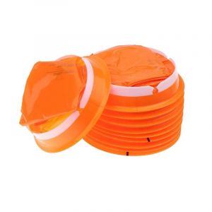 10 Pièces 1000Ml Propre Écologique Sac En Plastique Jetable Voyage Voiture Avion Mal De Mouvement Nausée Vomir Sac De Nettoyage..Orange X10 - Neuf