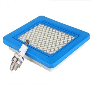 Air Filter Mower Spark Plug for Briggs & Stratton Engines 625 650 675 491588 399959 491588S Wolf 2058411 Honda GCV Accessories (Air Filters & L7T Spark Plug) - Neuf