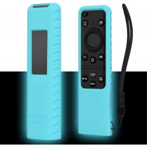 MEVRONISSHOP-Coque de t&eacute;l&eacute;commande pour Samsung 2023 SolarCell TM2360E BN59-01432J BN59-01432A BN59-01439A, t&eacute;l&eacute;commande pour Samsung Neo QLED OLED TV TM2361E (1 pi&egrave;ce, bleu clair) - Neuf