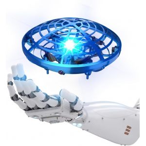 Letnerny-D12 Drone Volant À Main Pour Enfants, Mini Ufo Avec Lumières Led, 5 Capteurs De Mouvement, 2 Vitesses, Flips 360°, Anti-Collision, Jouet Dintérieur Pour Garçons Et Filles-Deerc - Neuf