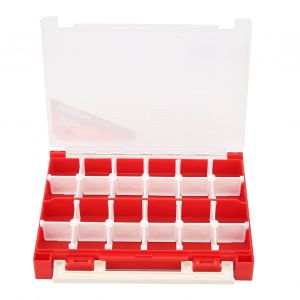 Boite A Appats Double Couche En Polypropylene, Abs Et Eva, Etui De Rangement Pour Leurres, Accessoires De Peche, Blanc - Neuf