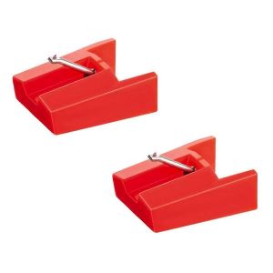 Lot de 2 aiguilles de rechange pour tourne-disque ION ICT04RS - IONTTUSB10, ITTCD10, LPDock, LP2CD, LP2Flash - Neuf
