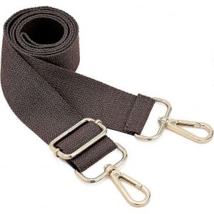 Large bandoulière de sacs à bandoulière,sangle de sac de remplacement réglable avec crochets pivotants en métal,sangles de sac à main en toile souple,sangle de sac à bandoulière,ceinture,sac de messag - Neuf
