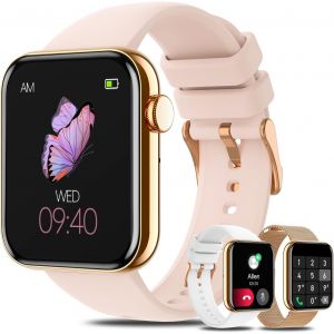Lefitus Montre Connect&eacute;e Femme, 1,85"" Full Touch Smartwatch Avec R&eacute;pondre/Num&eacute;roter, 100+ Modes Sportifs, Compteur De Calories, Montre Connectee Avec Fr&eacute;quence Cardiaque Pour Android Ios - Neuf