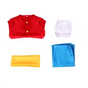 Costume De Cosplay One Piece Luffy, Costume De Luffy Du Pays Des Wa Avec Jupe F&eacute;minine Changeante De Couleur - Neuf