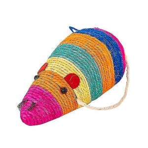 Tapis à gratter coloré en sisal pour rat et chat - Conception durable et amusante pour protéger les meubles et divertir votre ami félin - Neuf