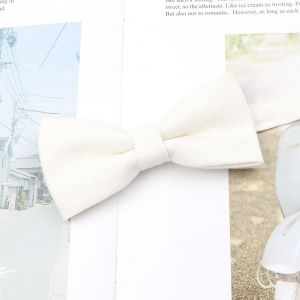 Nouvelle Couleur Claire Parent-Enfant Noeud Papillon Coton Enfants Hommes Décontracté Papillon Cravate Blanc Bleu Rose Noeud Papillon Accessoire De Dîner De Mariage - Neuf