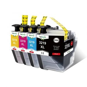 Cartouche d'encre LC3219 pour Brother 3219 3219XL Compatible MFC-J5330DW J5335DW J5730DW J5930DW J6530DW J6935DW Imprimante LC32174pcs - Neuf