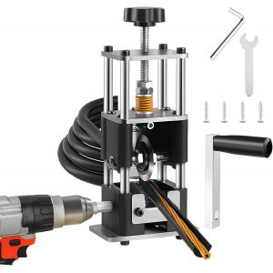 VornixorSarlshopDenudeuse de Cable Electrique D&eacute;nuder avec R&eacute;glage, Machine Manivelle &agrave; D&eacute;nuder Fils, 1-25 mm D&eacute;nudeur C&acirc;ble Electrique Manuel, Cuivre Pince &agrave; D&eacute;nuder pour Recyclage Des Fils (Brevet - Neuf