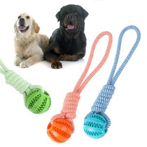 Balles Pour Chien Avec Ficelles - Jouet À Mâcher Pour Chiot, Chewing-Gum Pour Chien Avec Corde - Neuf