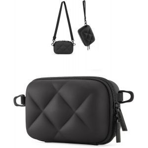 Sac Appareil Photo Petit,Sac Appareil Photo Numérique,avec 2 Possibilités de Transport pour Canon PowerShot/GoPro/Kodak Pixpro,Noir - Neuf