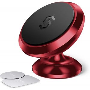 Mdy-Support Téléphone Voiture Magnétique - Support Portable Voiture Rotation 360° Pour Iphone 16 Pro Max, Samsung S10, Huawei P30 Pro, Gps, Etc. - Neuf