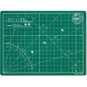 Tapis de D&eacute;coupe A3 Vert, Tapis de Coupe Auto-cicatrisant 30x44 CM, Planche de D&eacute;coupe &agrave; 5 Couches, Self-Healing Cutting Mat A3 - Neuf