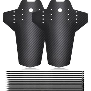 Kal-Mudguard Lot De 2 Garde-Boues Pour Vtt 26/27,5/29"" Protection Anti-Éclaboussures Pour Roue Avant Et Arrière Protection Anti-Éclaboussures - Neuf