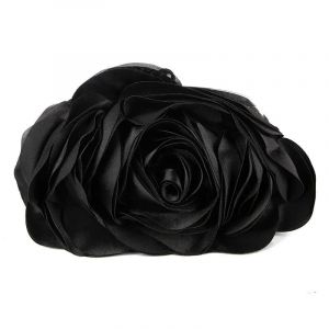 Offre Sp&eacute;ciale Sac De Soir&eacute;e Fleur Mari&eacute;e Petit Sac &Agrave; Main Robe Compl&egrave;te Sac &Agrave; Main De F&ecirc;te Portefeuille De Mariage Femmes Cha&icirc;ne Florale Dame Embrayages Eb034.Black. - Neuf