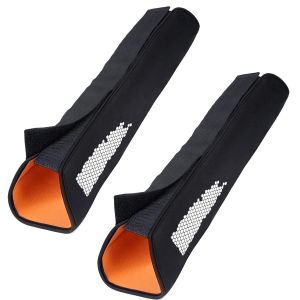 2 Pi&egrave;ces Couvercle De Protection Pour Batterie De V&eacute;lo &Eacute;lectrique 30-38 Cm, Protection Contre Le Froid Et La Poussi&egrave;re, Housse En N&eacute;opr&egrave;ne Pour Batterie E-Bike, Avec R&eacute;flecteurs - Neuf