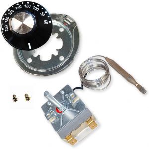 KALANKA-| Thermostat friteuse industrielle h&ocirc;tellerie, pi&egrave;ce de rechange universelle avec t&eacute;l&eacute;commande r&eacute;gulateur (50&deg; &agrave; 205&deg;C) - Neuf