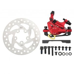 Kit De Freins A Disque Hydrauliques Avec Rotor De 120 Mm Et Adaptateurs Pour Trottinette Electrique Xiaomi M365 - Neuf