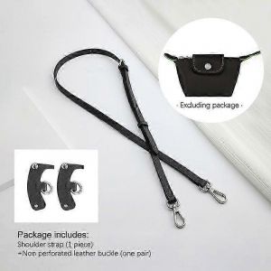 Bandouliere en cuir pour mini sac Longchamp Universite, bandouliere grise, accessoire de modification sans perforation - Neuf