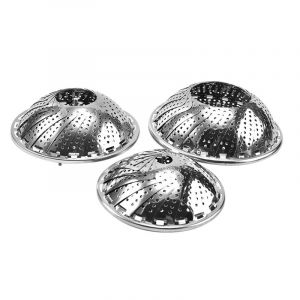 Panier vapeur en acier inoxydable, cuiseur vapeur en acier inoxydable de 14 cm pour autocuiseur, panier vapeur, cuiseur vapeur à marguerites, accessoire pour cuiseur vapeur pliable pour légumes - Neuf