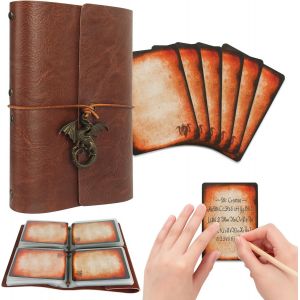 ChenQuanSarl-Porte-Cartes Donjons Et Dragons, Tome Of Recollection, Accessoire Pour Jeu De R&ocirc;le De Plateau, Pour Ranger Les Cartes De Sorts Et De R&eacute;f&eacute;rence, Pour Ma&icirc;tres D&eacute;butants - Neuf