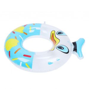Enfants Piscine Tube Bande Dessin&eacute;e Anneau De Natation &Eacute;paissi Gonflable Piscine Float Tube Plage Jouets pour Enfants Bleu - Neuf