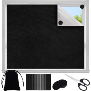 Kalanka-300x145cm Rideau Occultant R&eacute;glable Stores Thermique Pour Chambre D'enfant, Enfants Chambre Rideaux Et Draperies L&eacute;ger, Sun Block -Avec 40 Attaches Auto-Adh&eacute;sives - Neuf