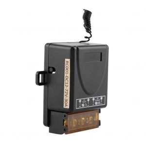 HJLIAN Relais sans fil 3000 W, telecommande unidirectionnelle, recepteur et emetteur (DC12-72 V) - Neuf