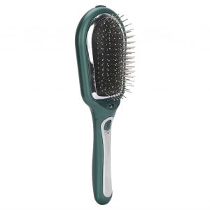 Peigne de massage electrique a ions negatifs, therapie magnetique, vibration, brosse de massage du cuir chevelu, emeraude - Neuf