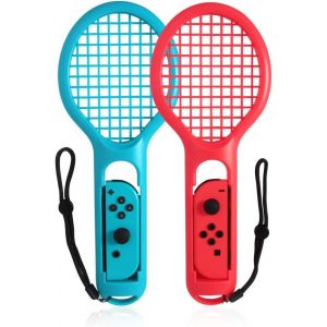 Raquette De Tennis [2 Pièces] Pour Manettes Joy-Con Nintendo Switch Pour Jeux Mario Tennis - Neuf