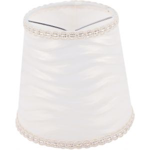 Abat-Jour Chandelier Abat-Jour Tissu Décoratif Pour Lampe De Plafond Accessoire Clip Ampoules Pointues Ambiance Chaleureuse Et Naturelle - Neuf