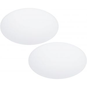 Subzonal-Diffuseur D'abat-Jour De 12"" De Diam&egrave;tre, 2 Pi&egrave;ces De Feuille Diffuseur Ronde De 2 Mm D'&eacute;paisseur Pour Abat-Jour De Tambour, Luminaires Suspendus, Blanc Givr&eacute; - Neuf