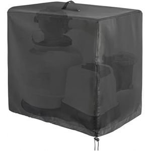 Housse de Filtre &agrave; sable de piscine,Housse Imperm&eacute;able en tissu Oxford pour pompe de Piscine pour Intex Transparent,84 x 61 x 86 cm,Housse de pompe de piscine hors sol Oxford 420D - Neuf