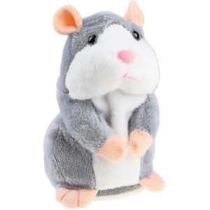 Peluche hamster parlante, jouet interactif amusant pour enfants - Neuf