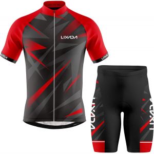 Subzonal-Lixada Maillot De Cyclisme &Agrave; Manches Courtes Pour Homme - Respirant - Manches Courtes - Short Rembourr&eacute; - Pour Le Cyclisme, Les Sports De Plein Air - Neuf