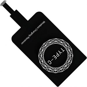 KALANKA-R&eacute;cepteur de Charge sans Fil Qi R&eacute;cepteur Qi Type C pour 5V 1300mA Charge sans Fil Adaptateur de Chargement Induction USB-C Universel pour Samsung Google Pixel Xiaomi Huawei Autres t&eacute;l&eacute;phones - Neuf