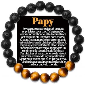 Frere Bracelet Beau Papa Petit Fils Cadeau Parrain Demande Filleul Tonton Neveu Cousin Papy Arriere Grand Pere P&egrave;re Fr&egrave;re A Mon Homme Copain Veux Tu Etre Mon Parrain Cadeaux Bracelets Bijou - Neuf
