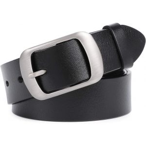 Tianyi-Ceinture Femme Classique Ceinture En Cuir Tendance Pour Femme Avec Boucle À Ardillon Pour Pantalons Jeans Robes - Neuf