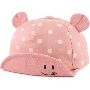 Polka Coton Bébé Casquette Pour Fille Garçon Enfant Chapeau De Soleil Casquette De Réglable Printemps Été Automne 6 À 24 Mois.[Z1285] - Neuf