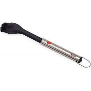 KAL-Grillout Brosse À Badigeonner Bbq En Silicone Avec Tête Rétractable, Poils Résistants À Haute Température, Poignée En Acier Inoxydable - Neuf